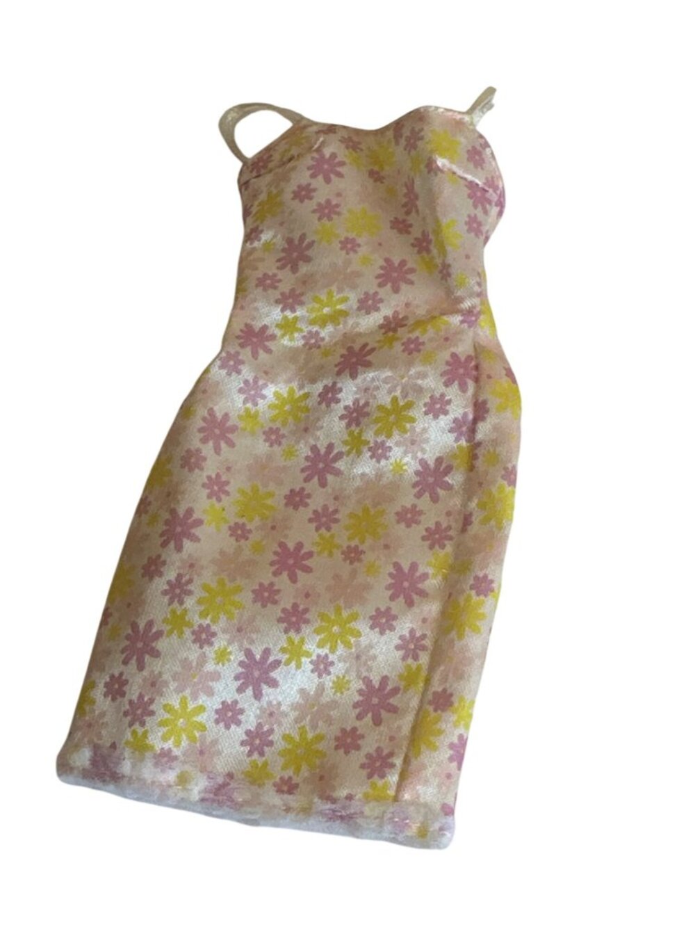 Vintage Barbie Doll Dress Authentic Y2K Vintage 2000s Floral Print Fashion Pack
